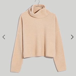 Madewell resourced cashmere crop turtleneck